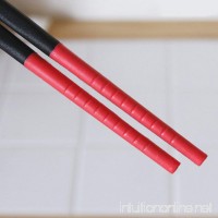 Silicone Tip Chopsticks  Red (Long 30cm) - B018GXZ016